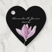 ブラックパープルフローラサンキュー フェイバータグ (正面)