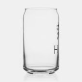 ブラックパームパルメットツリーモノグラム ガラス缶 (右)