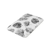 ブラックパーム葉ヴィンテージ：シームレス。 バスマット (アングル)