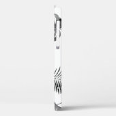 ブラックパーム葉ヴィンテージ：シームレス。 Case-Mate iPhoneケース (裏面 / 左)