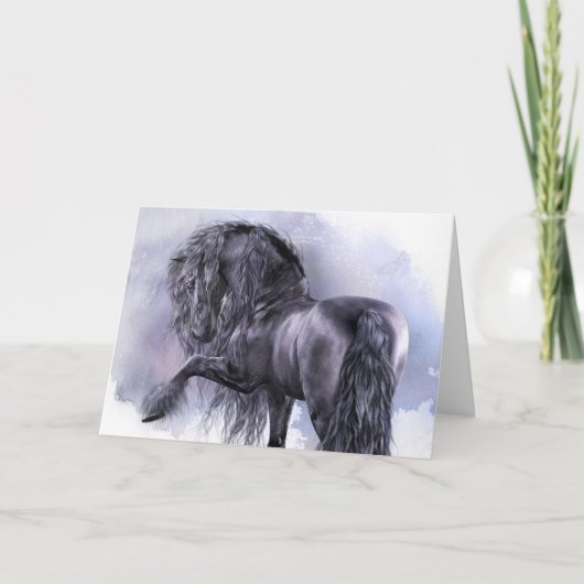 ブラックパールグリーティングカード カード (正面)