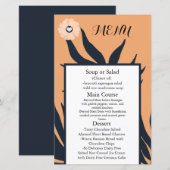 ブラックパールワトゥシタカオ結婚さんのメニュー (正面/裏面)