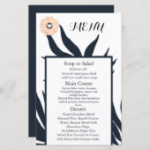 ブラックパールワトゥシタカオ結婚さんのメニュー (正面/裏面)