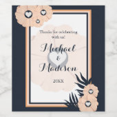 ブラックパールワトゥシタカオ結婚のワインラベルの好意 ワインラベル (シングルラベル)