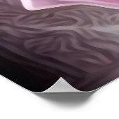 ブラックパール&ピンクローズ ポスター (角)