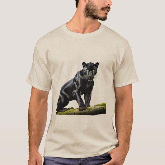 ブラックパ威厳のあるンサーTシャツ Tシャツ (正面)