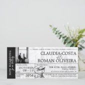 ブラックパ結婚リスの搭乗券 (スタンド正面)