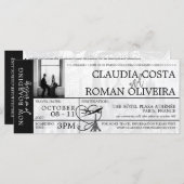 ブラックパ結婚リスの搭乗券 (正面/裏面)