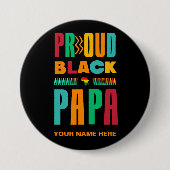 ブラックパ誇りを持ったパブラック歴史月間ファミリー 缶バッジ (正面)