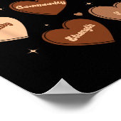 ブラックヒストリがダイバーシティ・エクイティのメラニン・アファリック ポスター (角)