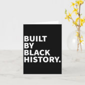 ブラックヒストリによって構築 – Black History Month Junet カード (黄色い花)