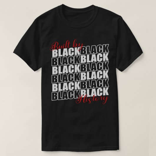 ブラックヒストリによって構築Nba Long Tシャツ (デザイン正面)