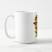 ブラックヒストリのタイムラインの平準化 コーヒーマグカップ (左)