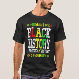 ブラックヒストリはアメリカの歴史アフリカルーツメル Tシャツ