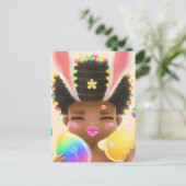 ブラックヒストリカリーンメラニンガール魔法クイーンシエスタ シーズンポストカード (スタンド正面)