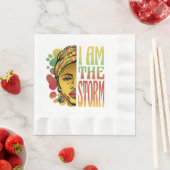 ブラックヒストリストーム 縁ありランチョンナプキン (インサイチュ)