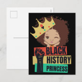 ブラックヒストリプリンセスメラニンガール魔法 シーズンポストカード (正面/裏面)