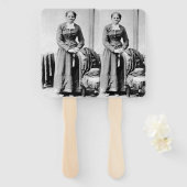 ブラックヒストリーのアイコン：ハリエット・タブマン、公民権 ハンドファン (正面&裏面)