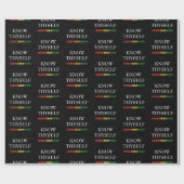 ブラックヒストリーの月は自分のBHMを知やる気を起こさせるる ラッピングペーパー (フラット)