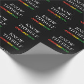 ブラックヒストリーの月は自分のBHMを知やる気を起こさせるる ラッピングペーパー (角)