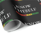 ブラックヒストリーの月は自分のBHMを知やる気を起こさせるる ラッピングペーパー (ロールコーナー)