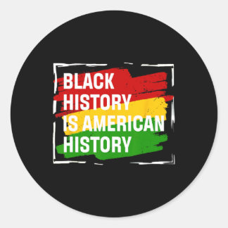 ブラックヒストリーはアメリカの歴史ギフト月プライド ラウンドシール