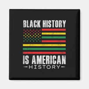 ブラックヒストリーはアメリカの歴史 BHM アフリカ系アフリカ人 マグネット