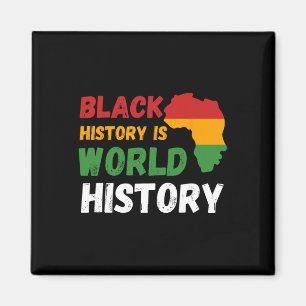 ブラックヒストリーは世界史の月間 アフリカ系アメリカ人 マグネット