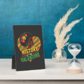 ブラックヒストリーは私のバレンタイン ブラックヒストリー月間 フォトプラーク (側面)