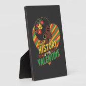 ブラックヒストリーは私のバレンタイン ブラックヒストリー月間 フォトプラーク (側面)