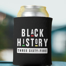ブラックヒストリーは365日 レトロ90sカラフル 缶クーラー