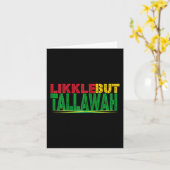 ブラックヒストリージャマイカパトワリックルバートラワ カード (黄色い花)