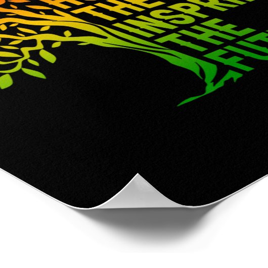 ブラックヒストリーズ過去アフリカプライドブラック ポスター (角)