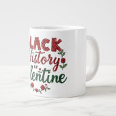 ブラックヒストリーバレンタイン ジャンボコーヒーマグカップ (正面右)