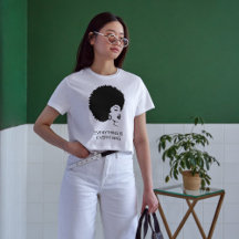 ブラックヒストリーブラックガールグラフィックTシャツ