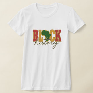 ブラックヒストリーマンスロークロシェスタイル Tシャツ