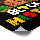 ブラックヒストリーマンス・アフリカ系アメリカ人男性 ポスター (角)