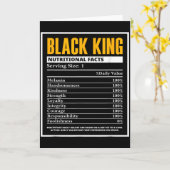 ブラックヒストリーマンス ブラックキング 栄養成分表 カード (黄色い花)