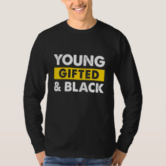 ブラックヒストリーマンス BLM メラニン プライド 若者 Tシャツ