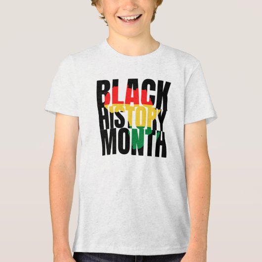 ブラックヒストリーマンス Tシャツ (正面)
