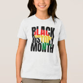 ブラックヒストリーマンス Tシャツ (正面)