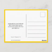 ブラックヒストリーマーカスガーヴィー引用文BHM ポストカード (裏面)