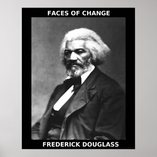 ブラックヒストリー月のヒーロー – Frederick Douglass ポスター (正面)