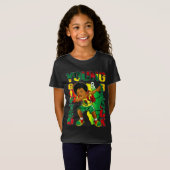 ブラックヒストリー月の装飾トップ若い才能B Tシャツ (正面フル)