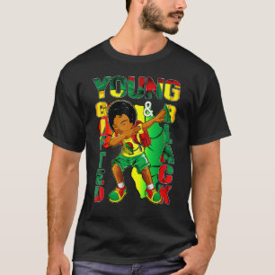 ブラックヒストリー月の装飾トップ若い才能B Tシャツ