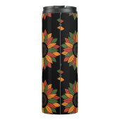 ブラックヒストリー月カラフル花タンブラー タンブラー (裏面)