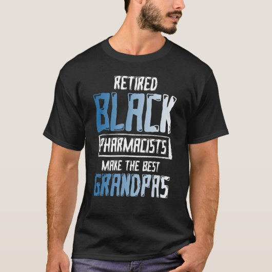 ブラックヒストリー月グランパス薬剤師アフリカA Tシャツ (正面)