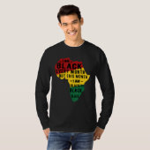 ブラックヒストリー月パジャマ私は毎月黒 Tシャツ (正面フル)