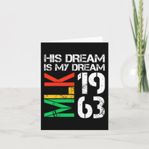 ブラックヒストリー月プライドMlk 1963彼の夢は私 カード