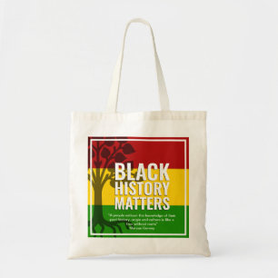 ブラックヒストリー月マーカスガーヴィー引用文BHM トートバッグ